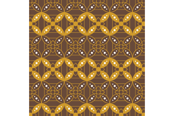 Batik Decorative Floral Pattern Design