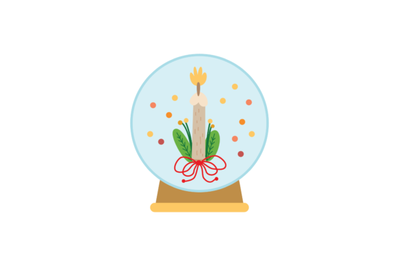 Christmas Decoration Snowball Candle