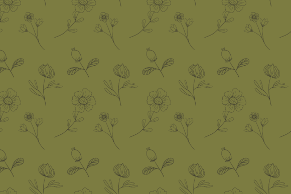 Floral Decorative Garden Design Pattern