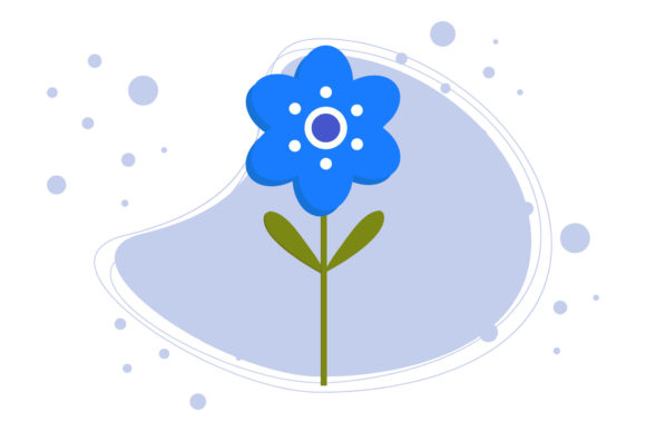 Flower Decorative Abstract Bubble