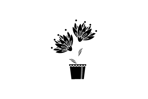 Flowers Home Decorative Silhouette