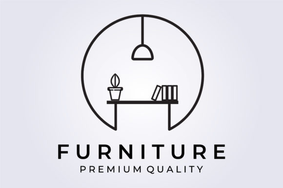 Furniture Logo Home Interior Decorative