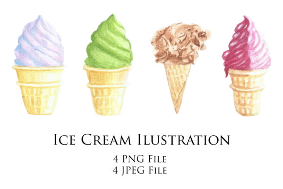Ice Cream Illustration: A Strategic Visual Asset for Dessert-Themed Creations