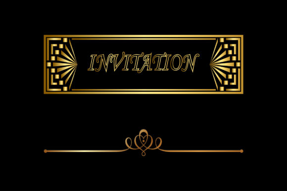 Luxurious Decorative Frames with Golden