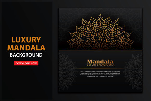 Mandala Luxury Decorative Print Template