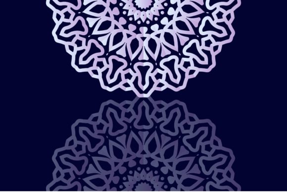 Mandala Purple Decorative Design: Elevating Your Creative Projects with Versatile Digital Art
